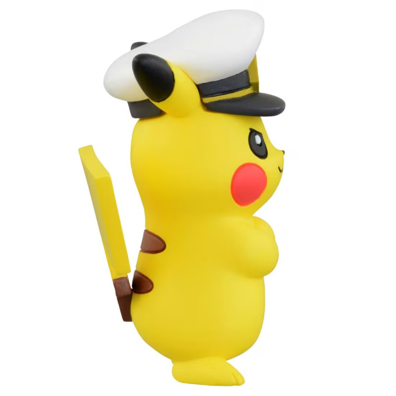 Pokemon - Figurine Monster Collection MonColle MS-12 Captain Pikachu