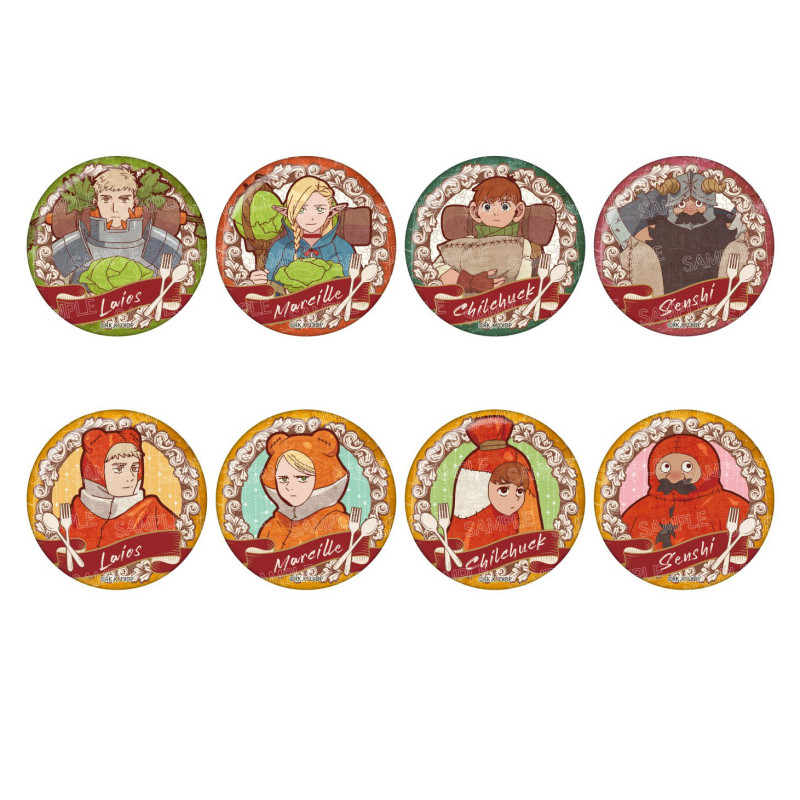 Delicious in Dungeon (Dungeon Meshi) - Vintage Serie badge 1 EXEMPLAIRE ALEATOIRE