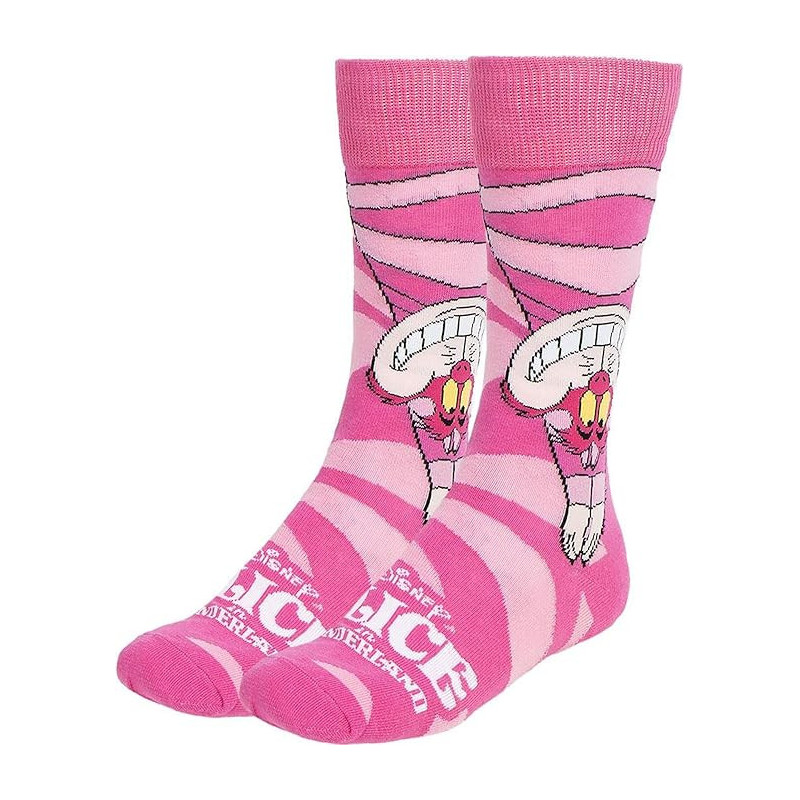 Disney : Alice au Pays des Merveilles - 3 paires de Chaussettes Cheshire Cat 36/43