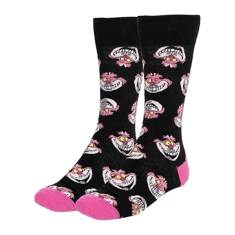 Disney : Alice au Pays des Merveilles - 3 paires de Chaussettes Cheshire Cat 36/43