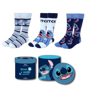 Disney : Lilo & Stitch - 3 paires de Chaussettes 36/43