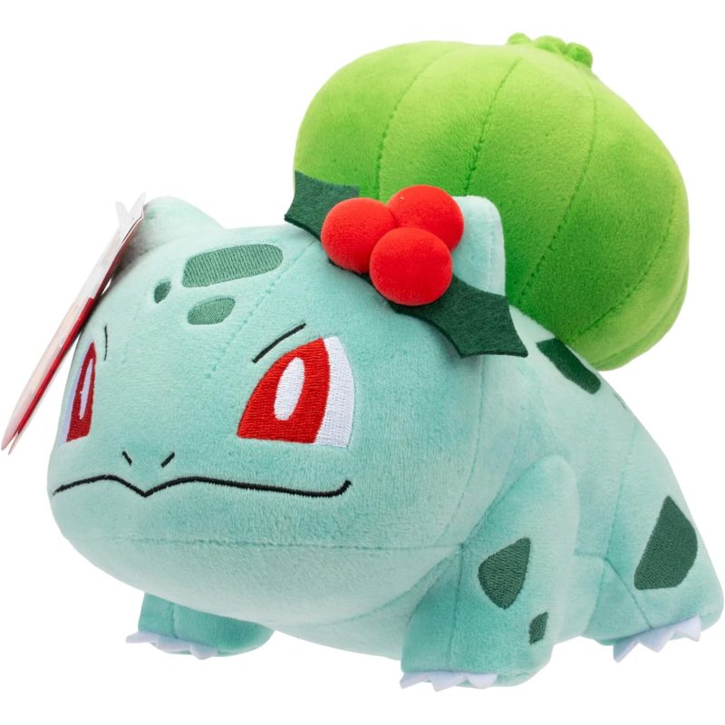 Pokemon - Peluche 20 cm : Bulbizarre Ruban Rouge