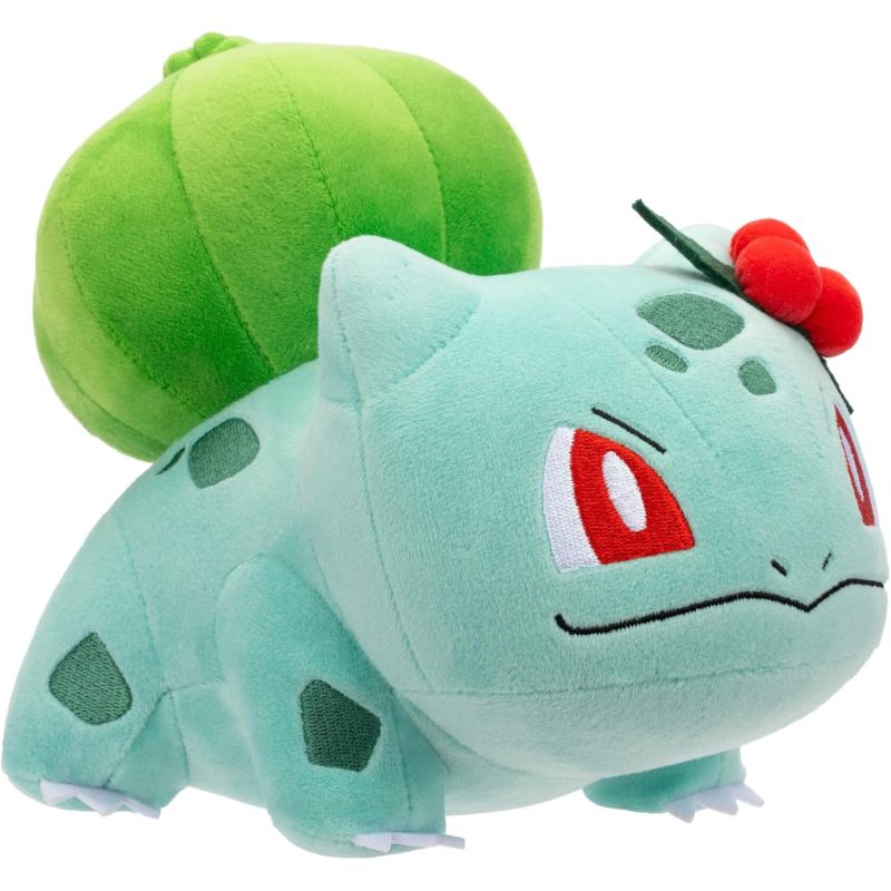 Pokemon - Peluche 20 cm : Bulbizarre Ruban Rouge