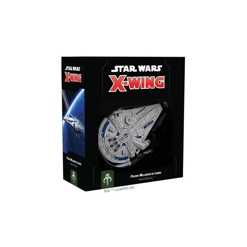 Star Wars : X-Wing 2.0 - Jeu de figurines : Faucon Millenium de Lando