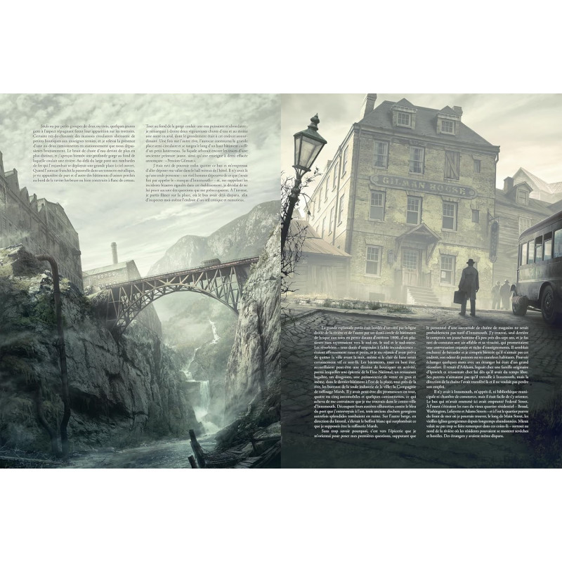 Lovecraft - L'Ombre sur Innsmouth illustré