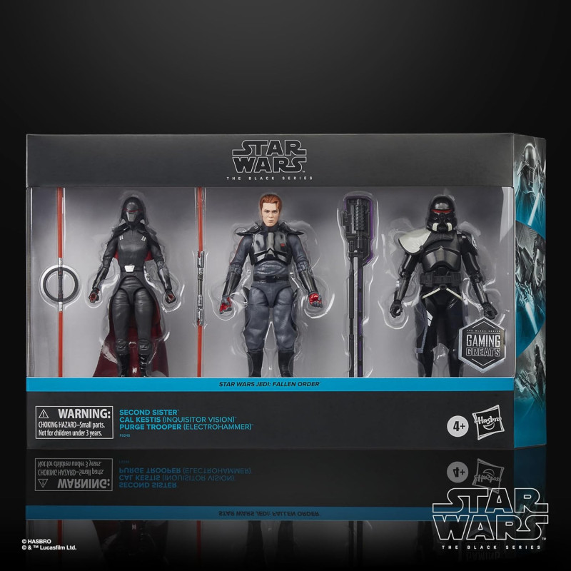 Star Wars - Black Series - 3-Pack Fallen Order : Cal Kestis, 2nd Sister & Purge Trooper