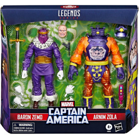 Marvel Legends - Figurines 2-Pack Baron Zemo & Arnim Zola (Captain America)