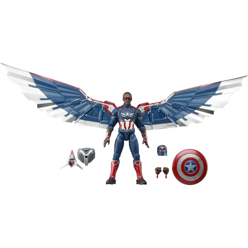 FÉVRIER 2025 : Marvel Legends - Figurine Captain America Brave New World : Captain America 15 cm