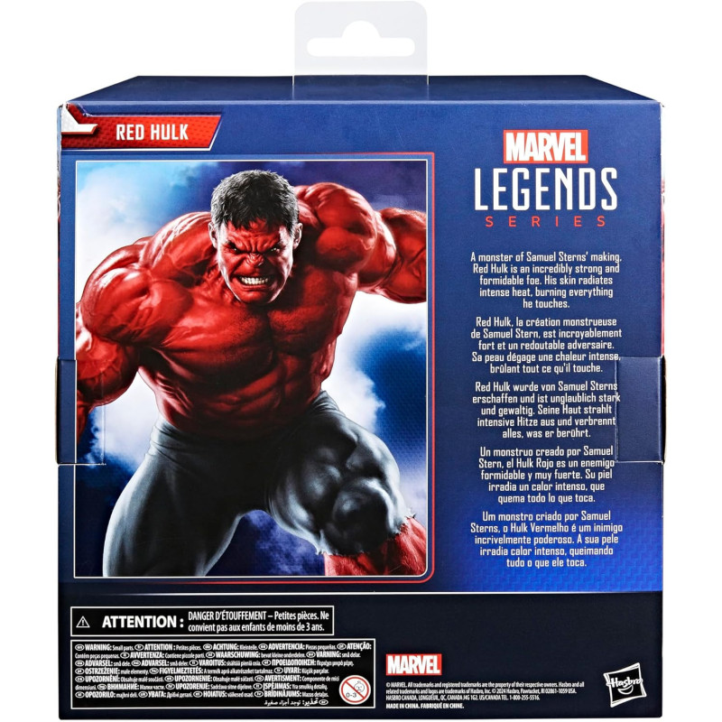 FÉVRIER 2025 : Marvel Legends - Figurine Captain America Brave New World : Red Hulk 15 cm