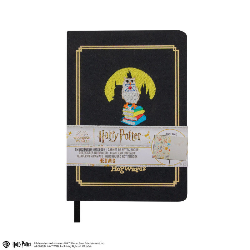 Harry Potter - Carnet brodé Hedwige