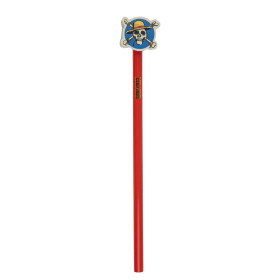 One Piece - Crayon papier gomme Jolly Roger Skull Luffy