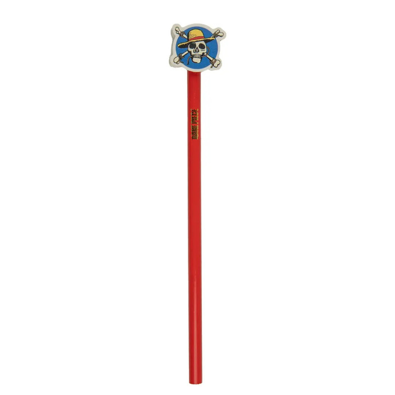 One Piece - Crayon papier gomme Jolly Roger Skull Luffy