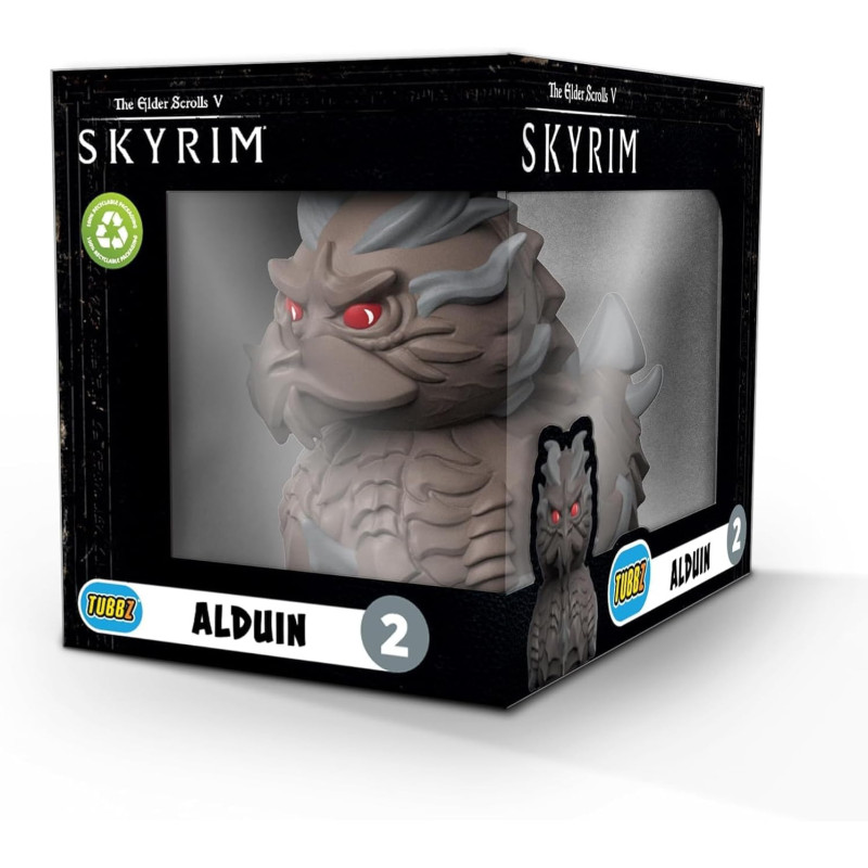 Skyrim - Figurine canard TUBBZ Alduin Boxed Edition