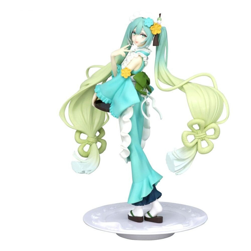 Hatsune Miku - Figurine Exceed Creative : Matcha Green Tea Parfait Mint