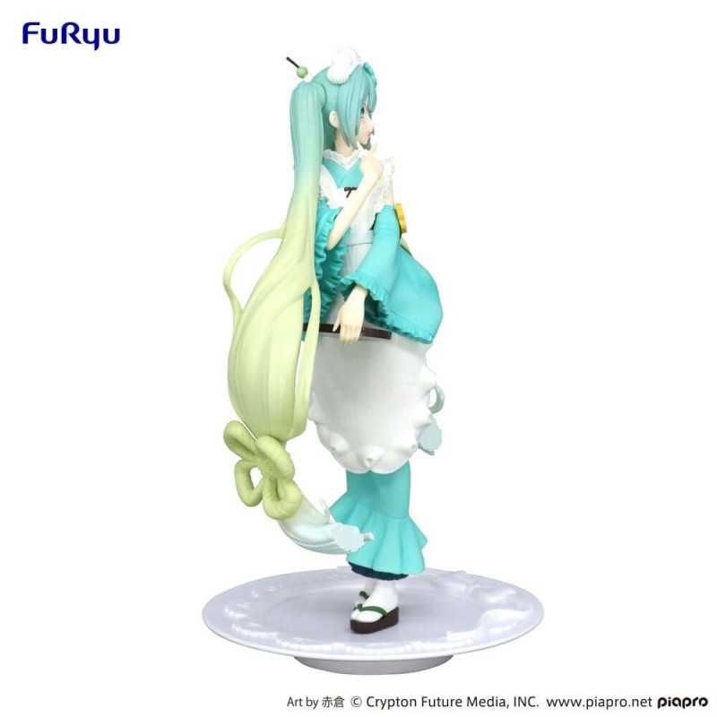 Hatsune Miku - Figurine Exceed Creative : Matcha Green Tea Parfait Mint