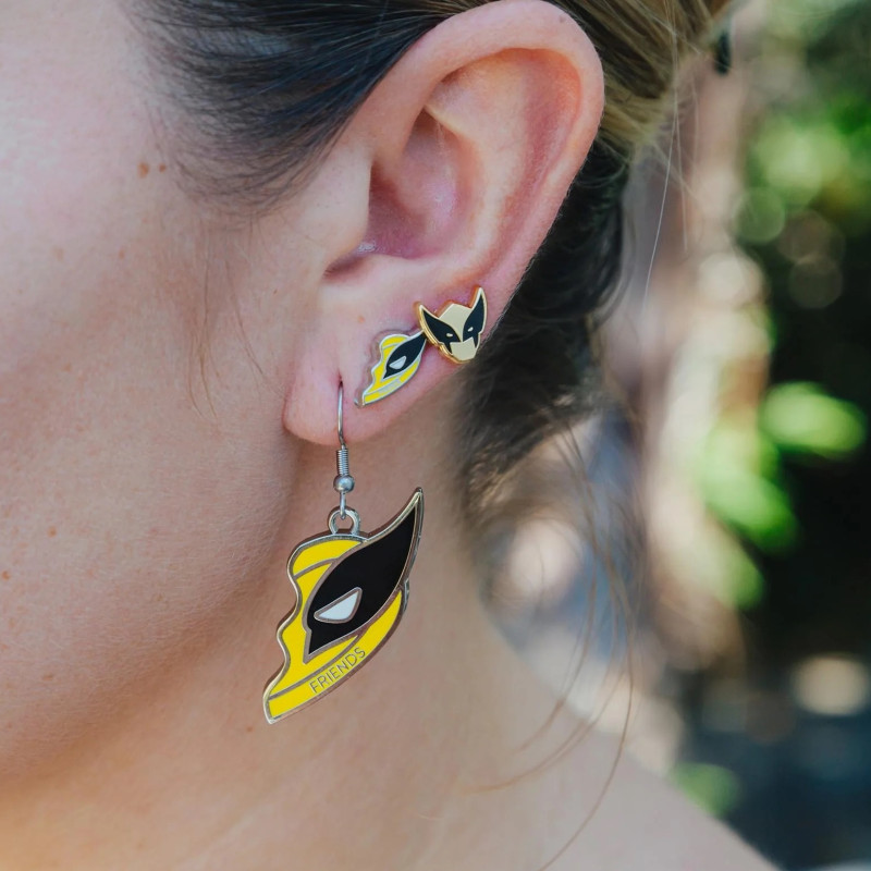 Marvel : Deadpool & Wolverine - Set de boucles d'oreilles