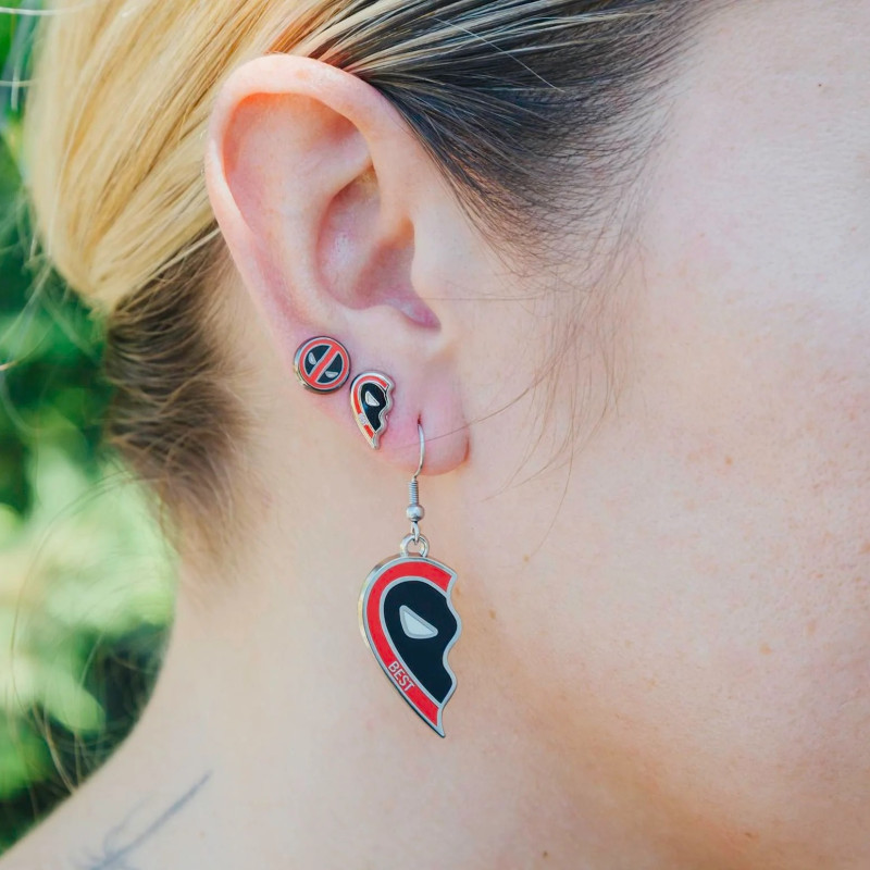 Marvel : Deadpool & Wolverine - Set de boucles d'oreilles