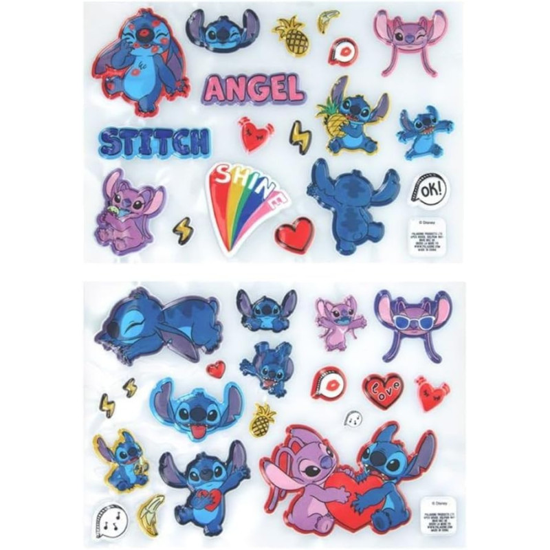 Disney : Lilo & Stitch - Set de 37 gadget decals Puffy