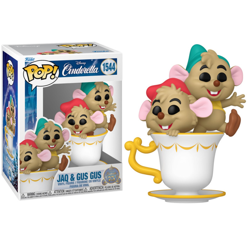 Disney - Pop! Cinderella 75th - Jaq & Gus Gus in cup n°1544