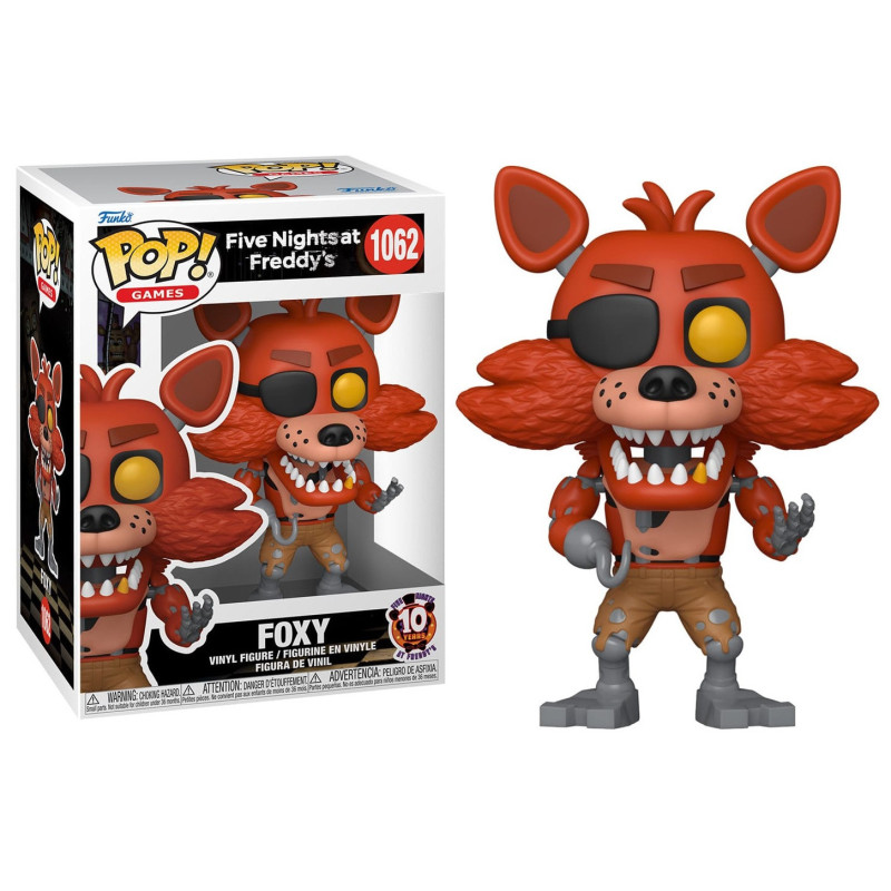 FÉVRIER 2025 : Five Nights at Freddy's - Pop! FNAF - 10th Anniversary Foxy n°1062