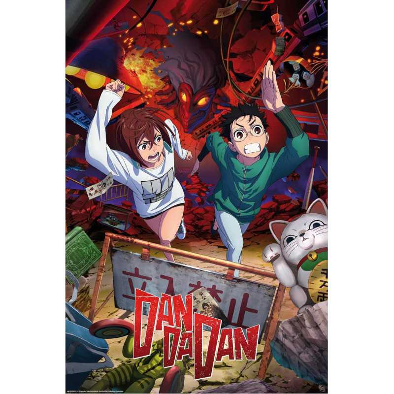 Dandadan - grand poster Key art Momo & Okarun (61 x 91,5 cm)