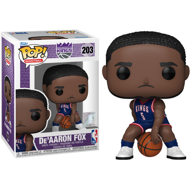 NBA - Pop! - Sacramento Kings De'Aaron Fox (City Edition 2024) n°203