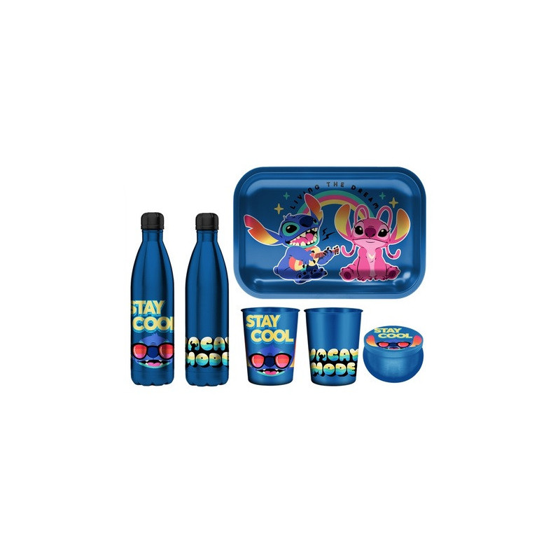 Disney : Lilo & Stitch - Set Vaisselle Steel Combo Stay Cool