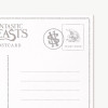 Fantastic Beasts - Carte postale Mystery Newt Scamander's Field Journal 1 EXEMPLAIRE ALEATOIRE