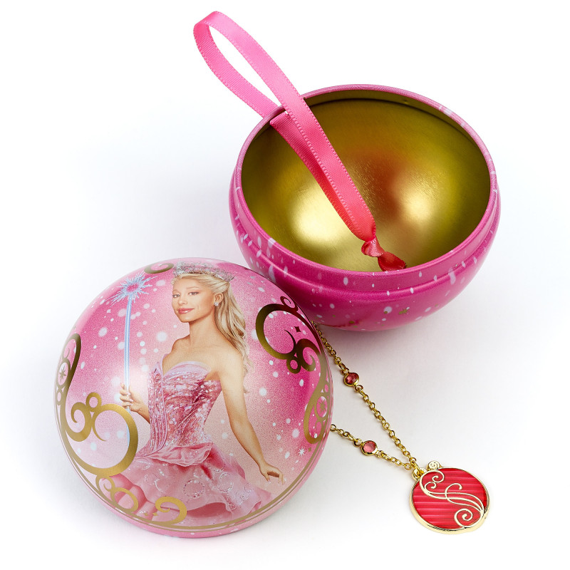 Wicked - Boule de sapin de Noël Glinda Pink Shiz University (avec collier)