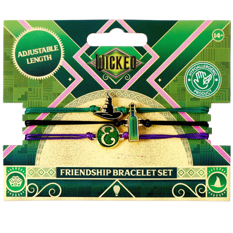 Wicked - Set de 3 bracelets Elphaba