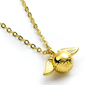 Harry Potter - Collier mini Golden Snitch (Vif d'Or)