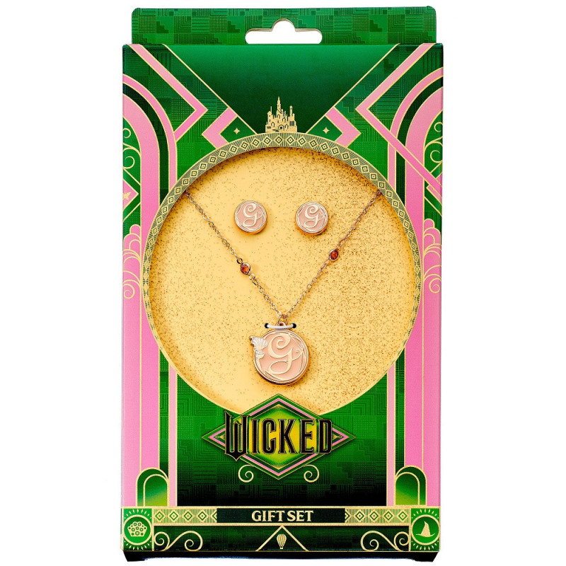 Wicked - Collier + boucles d'oreilles Glinda