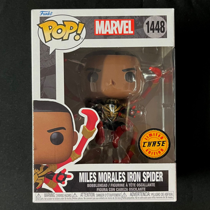 Marvel - Pop! Spider-Man Comics - Miles Morales Iron Spider n°1448 CHASE