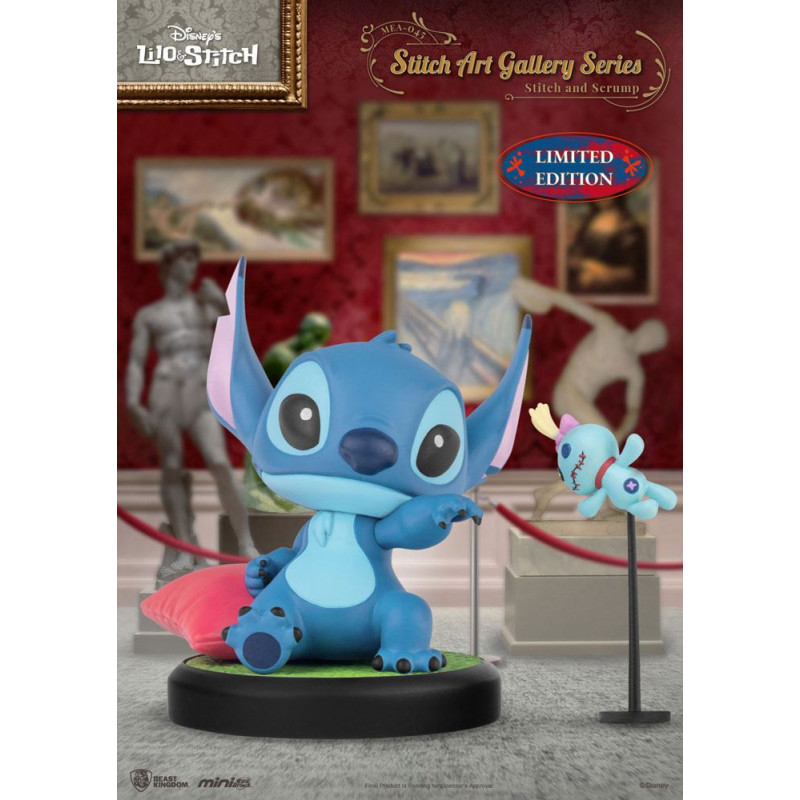 Disney - Art Gallery Series Mini Egg Attack : Figurine Stitch & Scrump