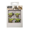 Star Wars : The Mandalorian - Set de 4 pins Grogu The Child