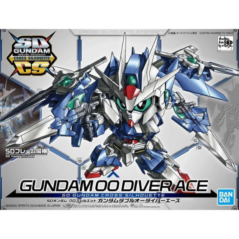 Gundam - SD Cross Gundam 00 Diver Ace