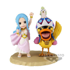 One Piece - Figurine WCF Log Stories : Vivi et Karoo 7 cm