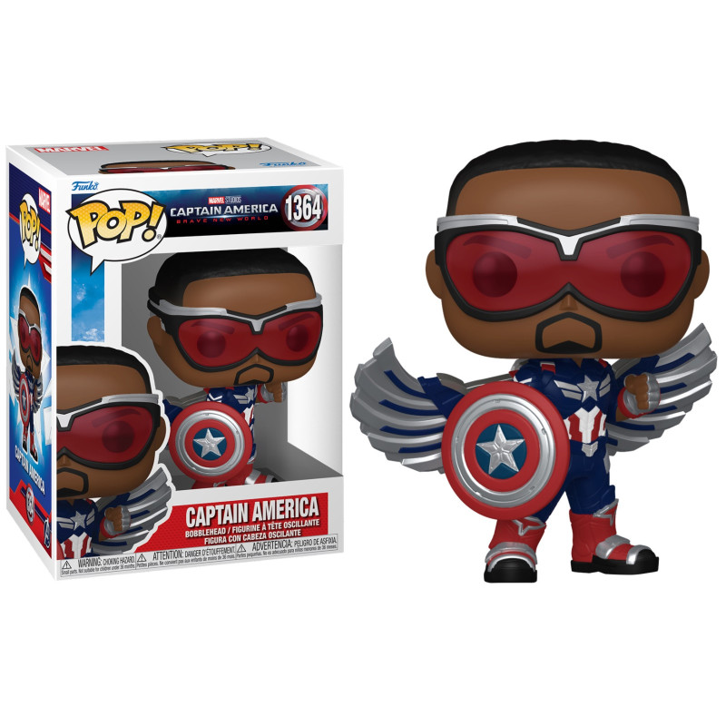 Marvel : Captain America Brave New World - Pop! - Captain America n°1364