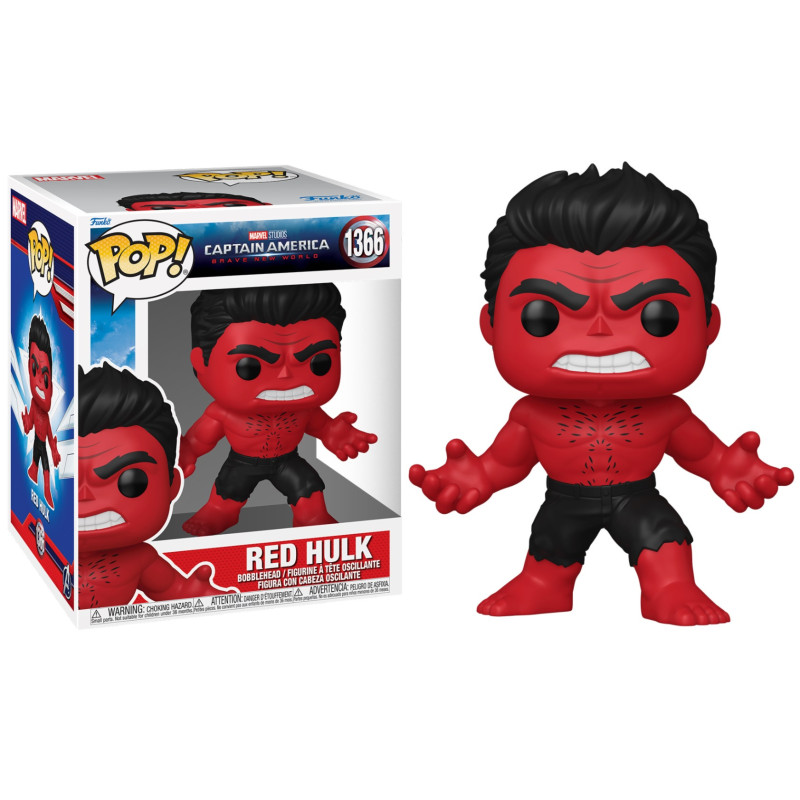 Marvel : Captain America Brave New World - Pop! - Red Hulk 15 cm n°1366