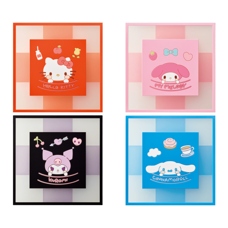 Sanrio - Sous-verre transparent 1 EXEMPLAIRE ALEATOIRE