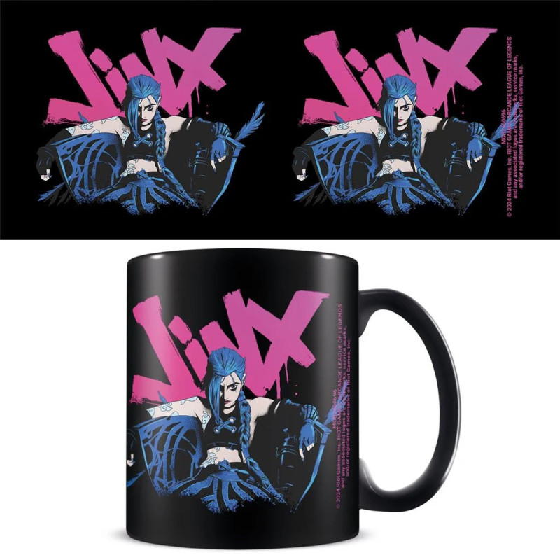 Arcane : League of Legends - Mug Jinx intérieur noir