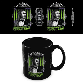 Beetlejuice - Mug Ghost With The Most intérieur noir