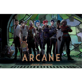 Arcane : League of Legends - grand poster Characters In Zaun Arcade (61 x 91,5 cm)