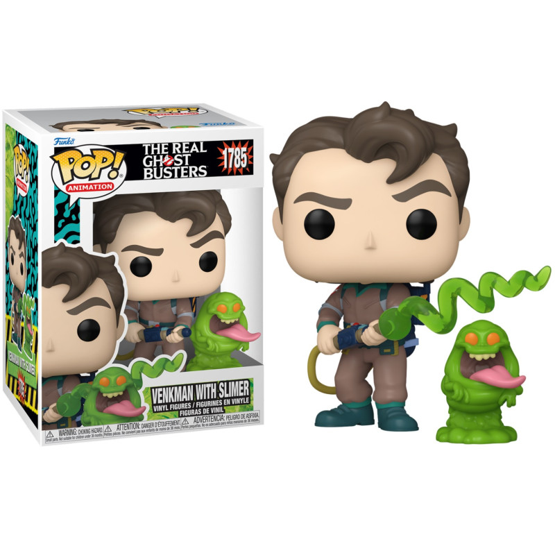 The Real Ghostbusters - Pop! Animation - Venkman with Slimer n°1785