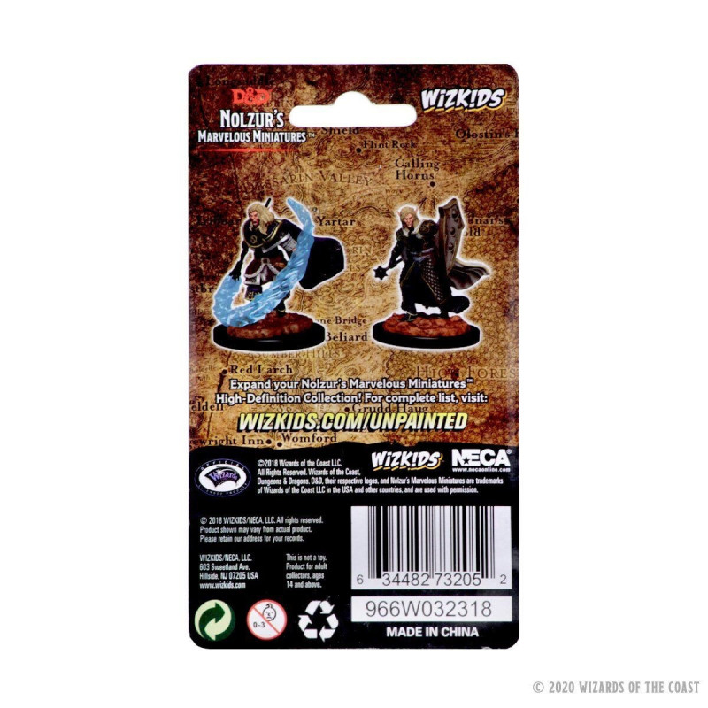 Dungeons & Dragons: Nolzur’s Marvelous - Figurines miniatures à peindre Elf Male Cleric