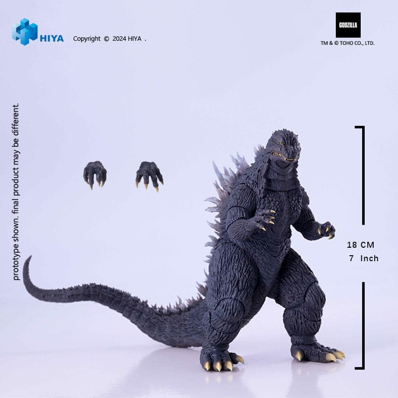 FIN 2025 : Godzilla against Mechagodzilla 2002 - Figurine Exquisite Basic Godzilla 18 cm