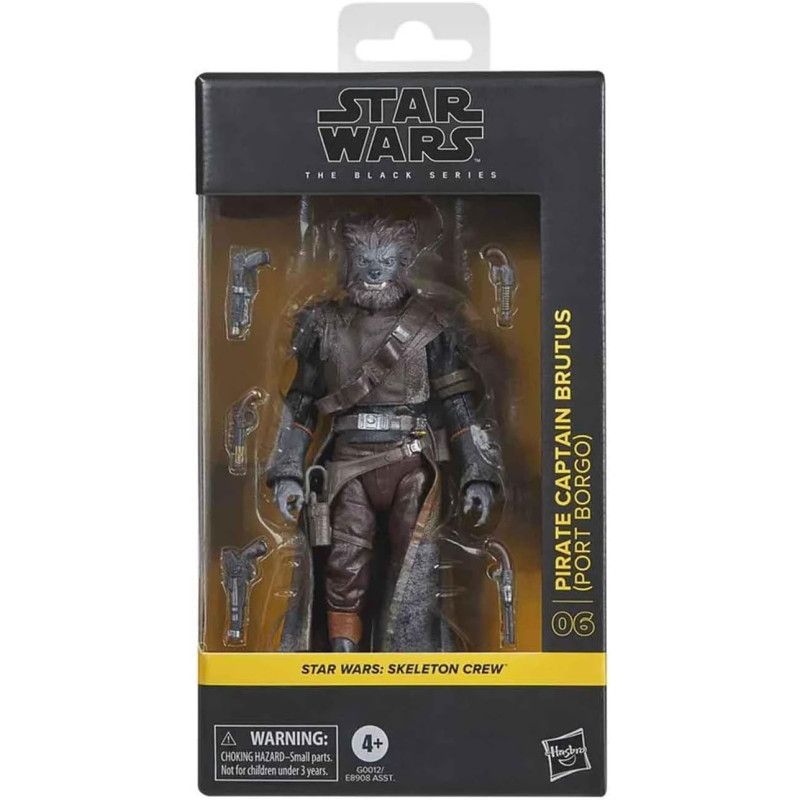 Star Wars : Skeleton Crew - Black Series - Figurine Captain Brutus Port Borgo