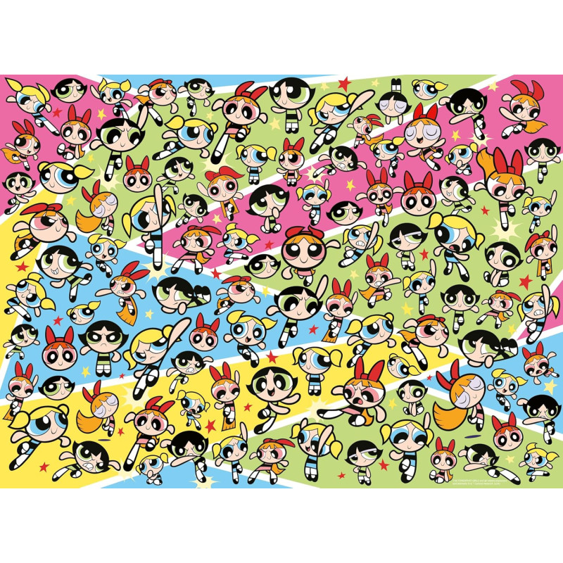 Powerpuff Girls - Puzzle 500 pièces Les Supers Nanas Challenge