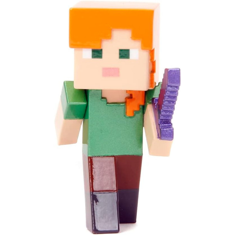 Minecraft - Pack 4 figurines Nano Metalfigs Nano 6 cm