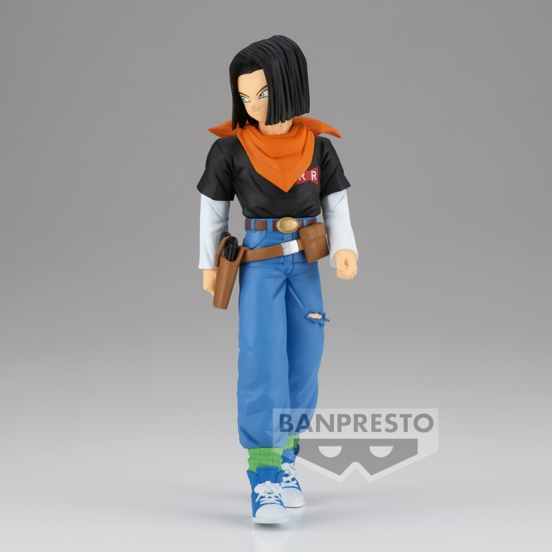 Dragon Ball Z - Figurine Solid Edge Works Android 17 BOITE OUVERTE